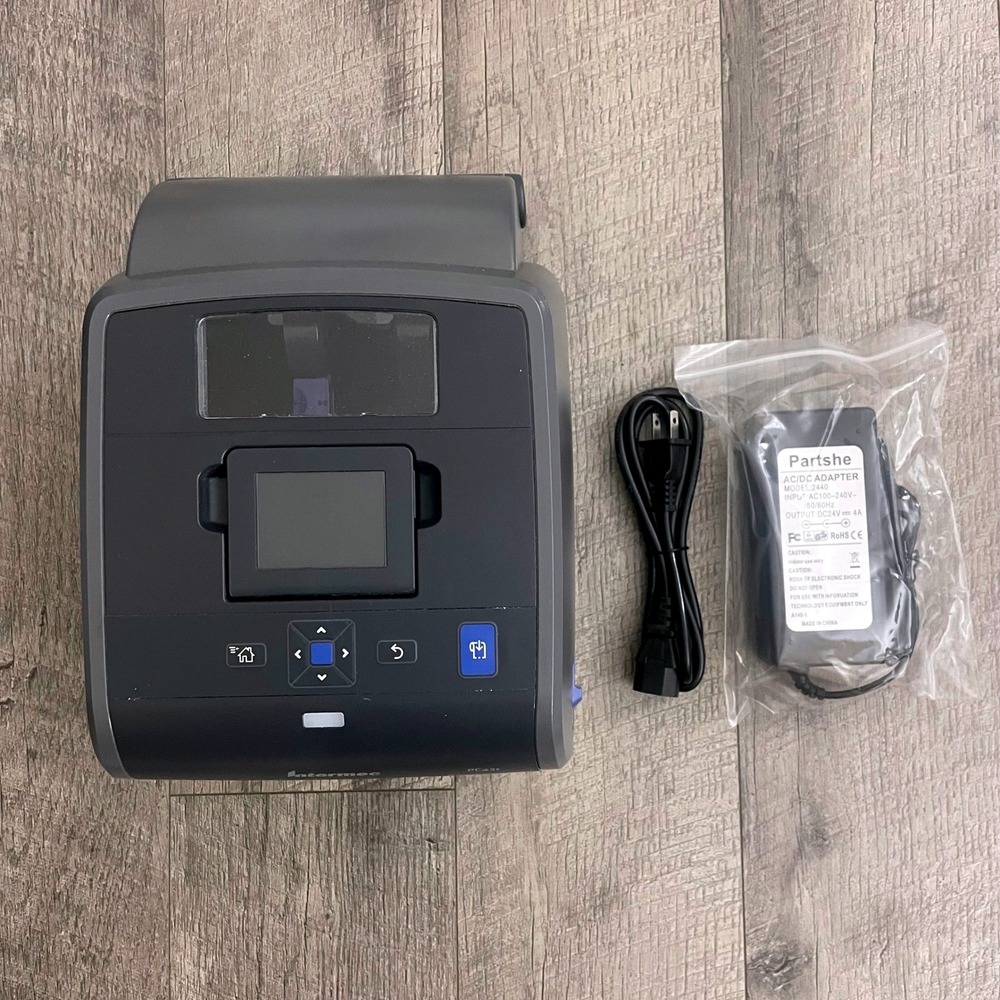 Intermec PC43t Thermal Transfer Desktop Label Printer with LCD and Power Supply